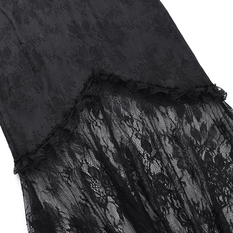 Spider Web Gothic Lace Skirt CF23682