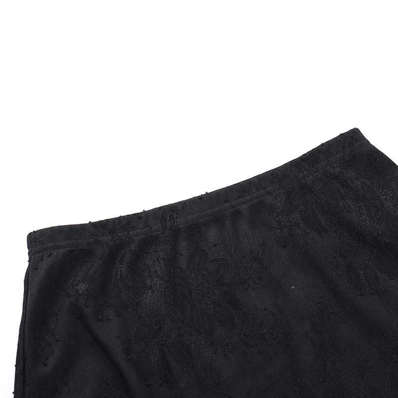 Spider Web Gothic Lace Skirt CF23682
