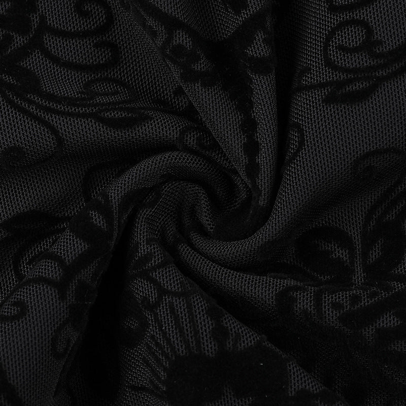 Black Gothic Dress JY24203