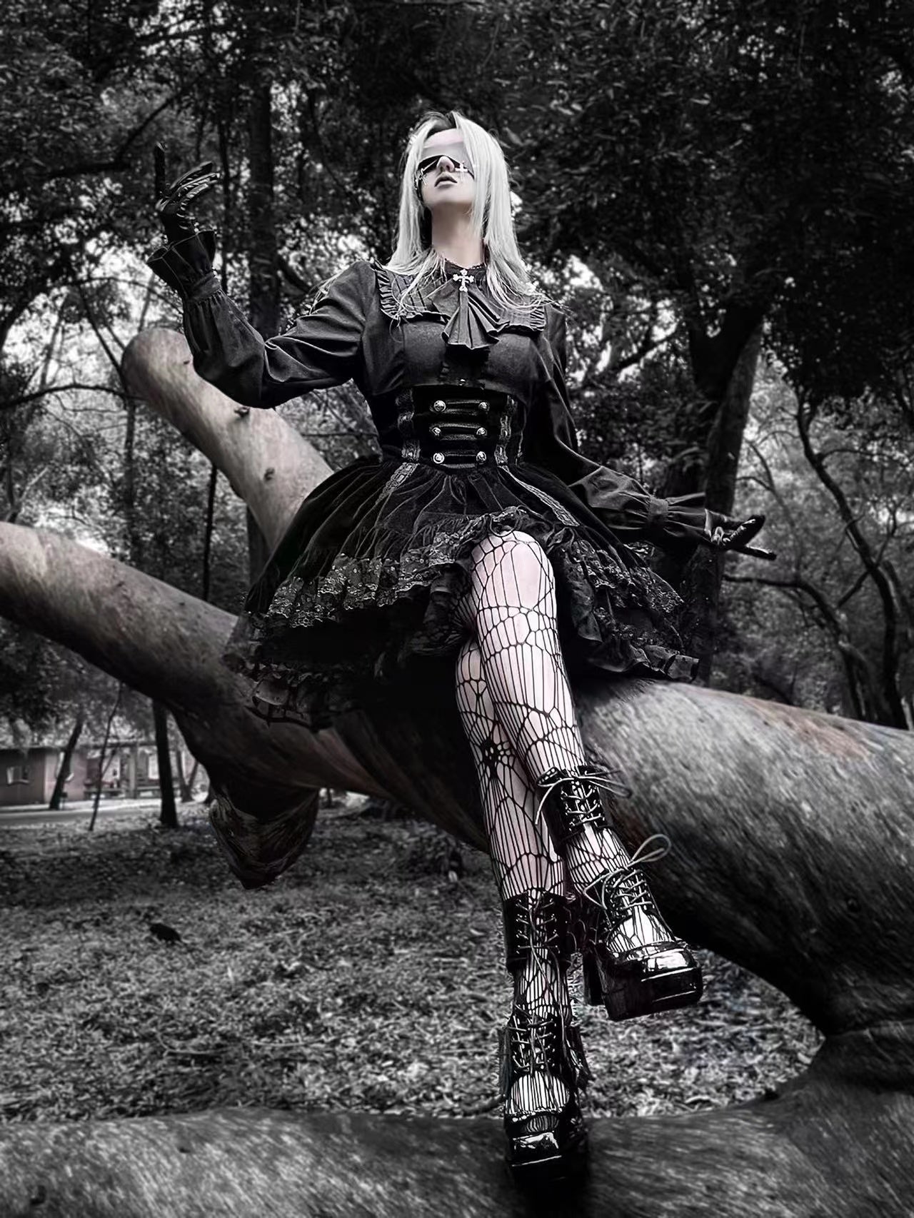 Demon Shackles Goth Punk Shoes (LB01)