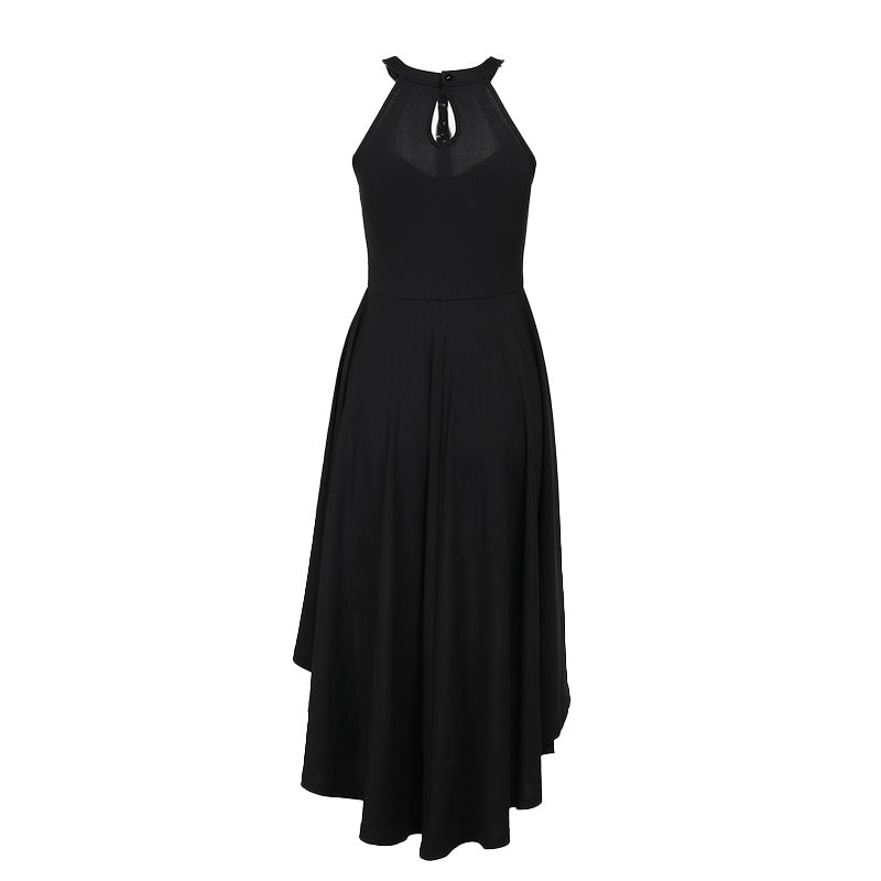 Halter Neck Bodycon Goth Punk Dress YJ24212