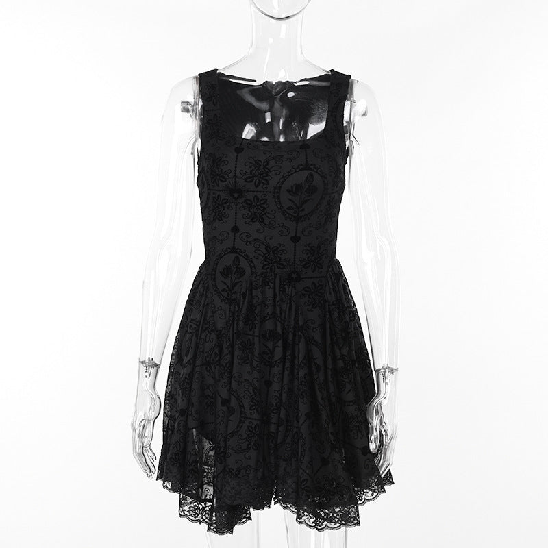 Black Gothic Dress JY24203