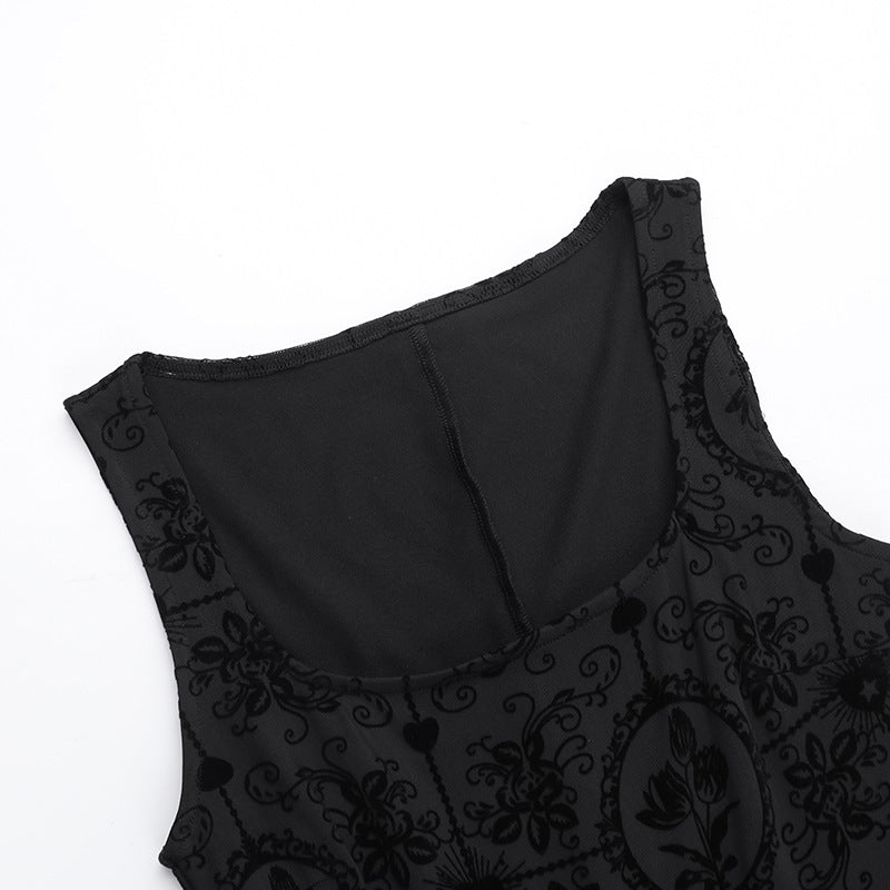Black Gothic Dress JY24203