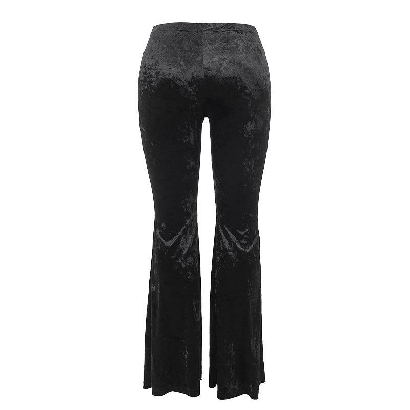 Gothic Velvet Flare Pants (PT01)