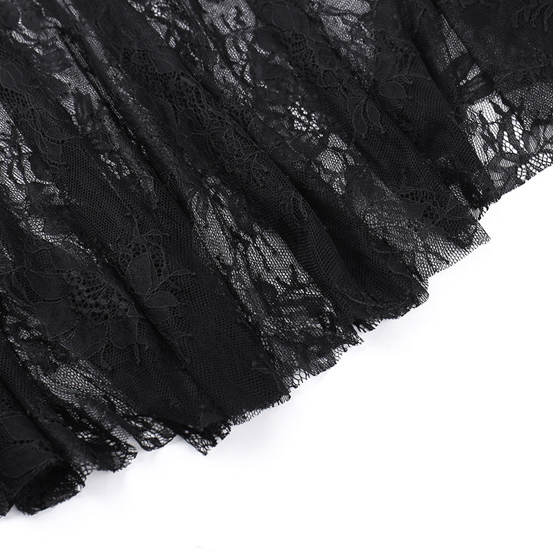Spider Web Gothic Lace Skirt CF23682