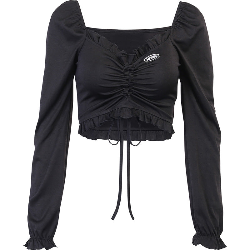 Black Gothic / Punk Crop Top 22337P