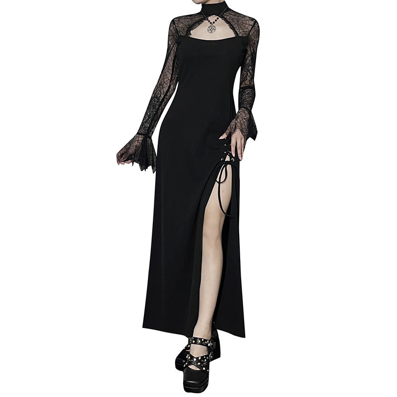 Gothic Lace Long Sleeve Dress XY22115