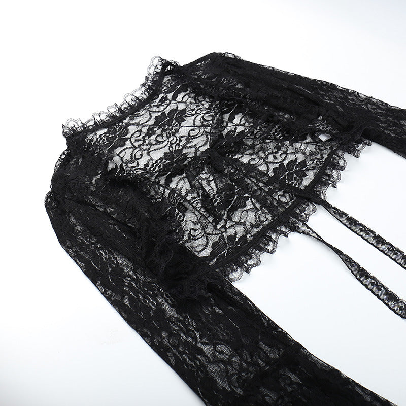 Gothic Style Black Lace Bolero XY22128