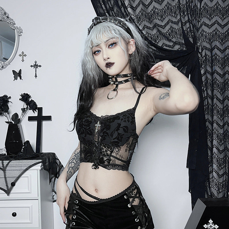 Gothic Lace amisole top JY23025
