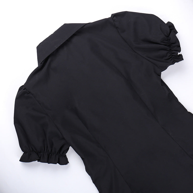 Black Gothic Blouse CF23034