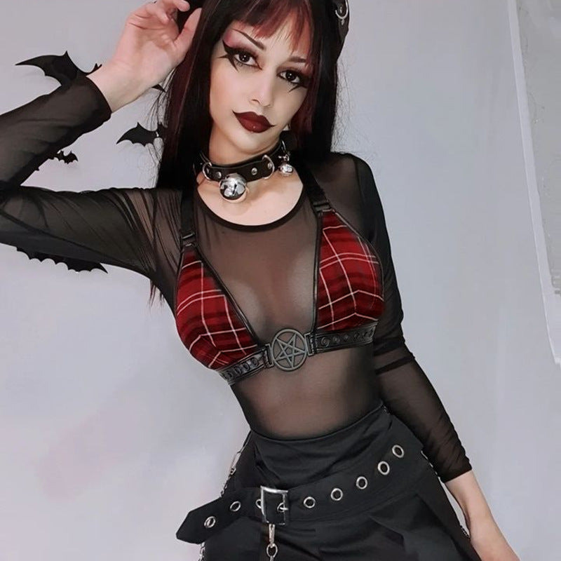 Gothic Long Sleeve Top WY23009