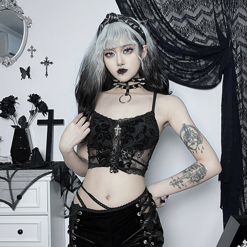 Gothic Lace amisole top JY23025