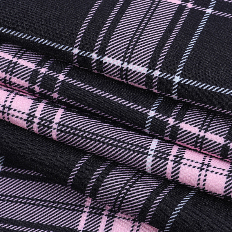 Punk Plaid Dress KH21080