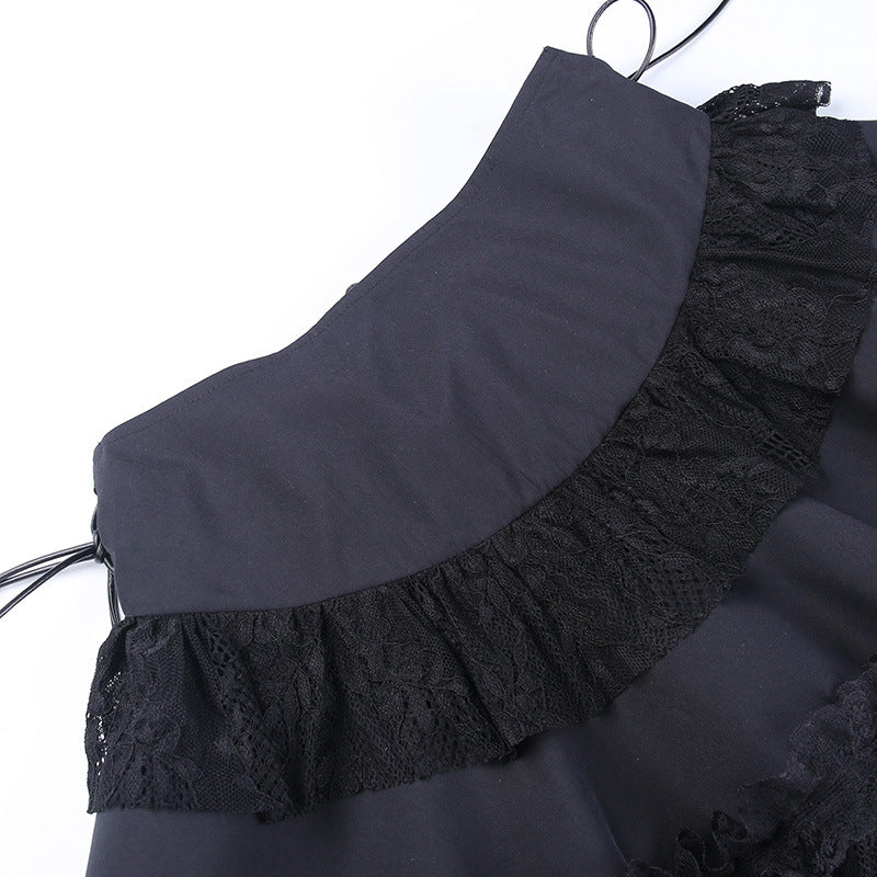 Gothic / Punk Style Frill Skirt WY23001