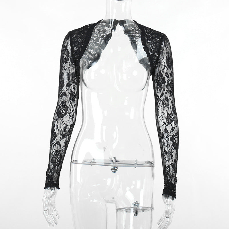 Gothic Style Black Lace Bolero GS22070