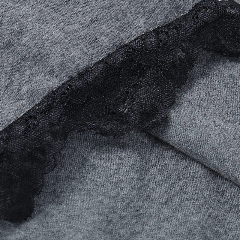 Black Gothic Moth Print Strap Top LL22011