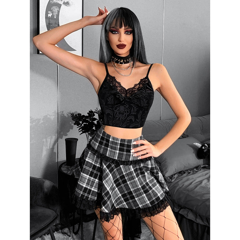 Punk Style Tarten Skirt SY21361