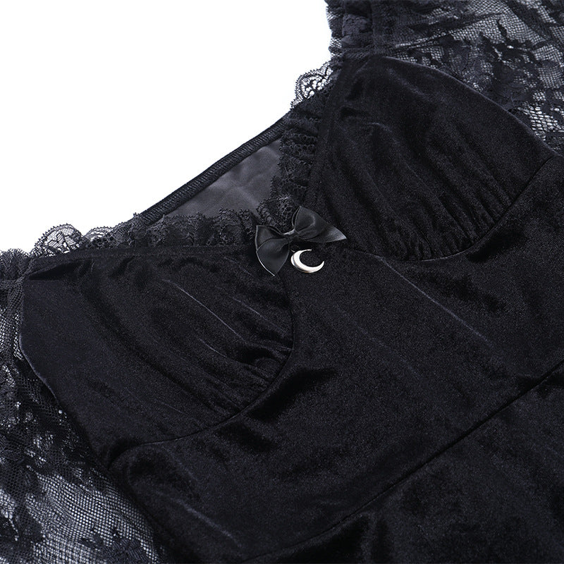 Black Gothic Dress HY21249
