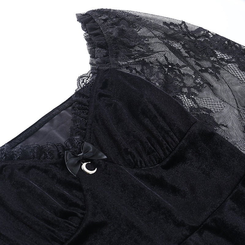 Black Gothic Dress HY21249