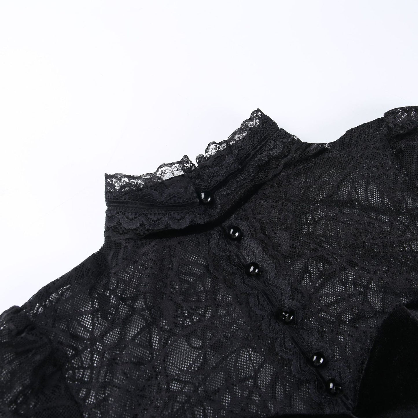 Gothic Spider Web Long Sleeve Top CF22147
