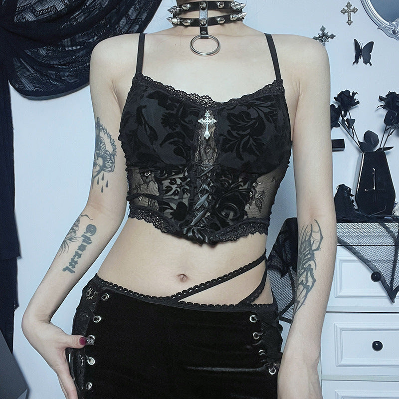 Gothic Lace amisole top JY23025