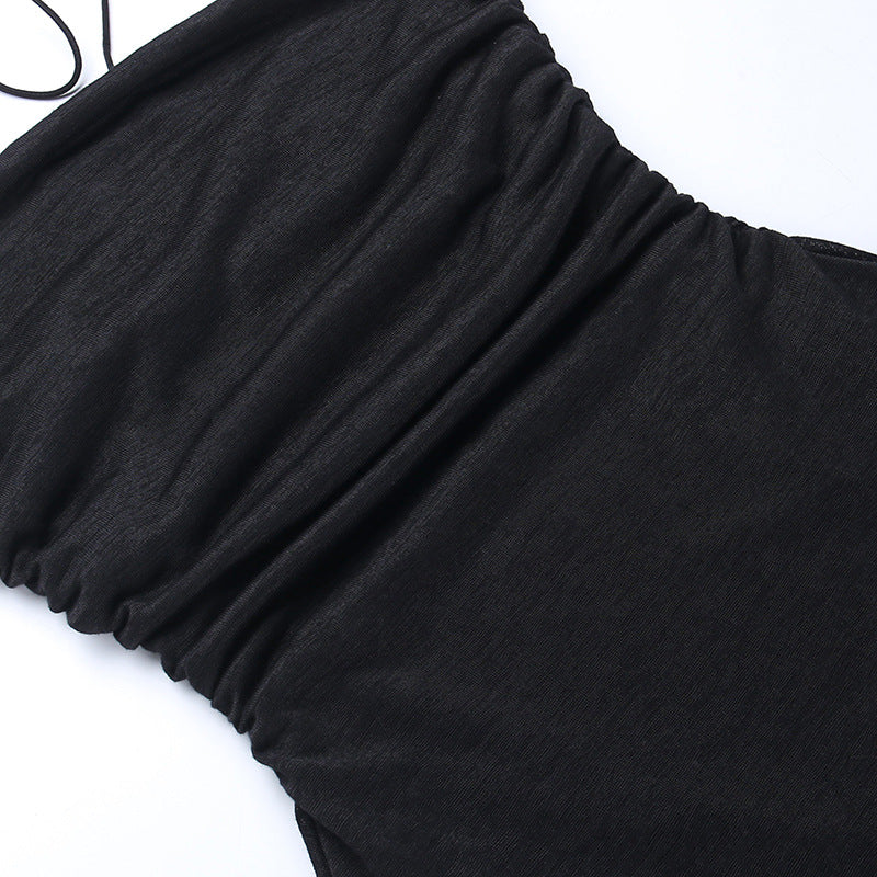 Black Punk Style Dress YY23012