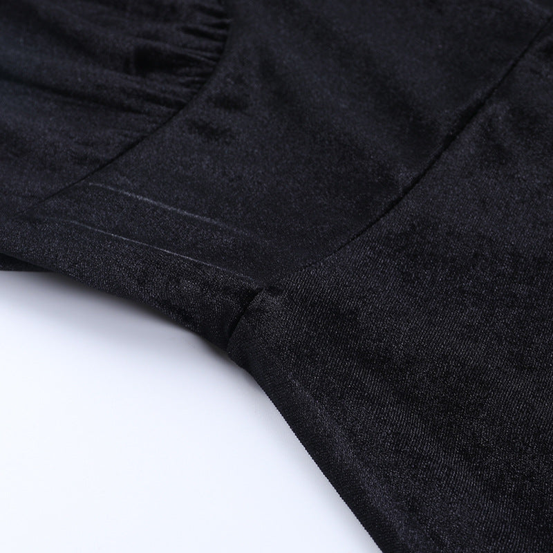 Black Gothic Dress HY21249