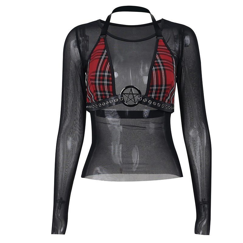 Gothic Long Sleeve Top WY23009