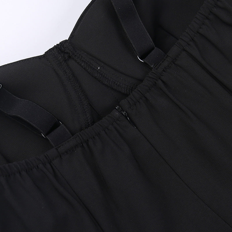 Black Strappy Dress CF23058