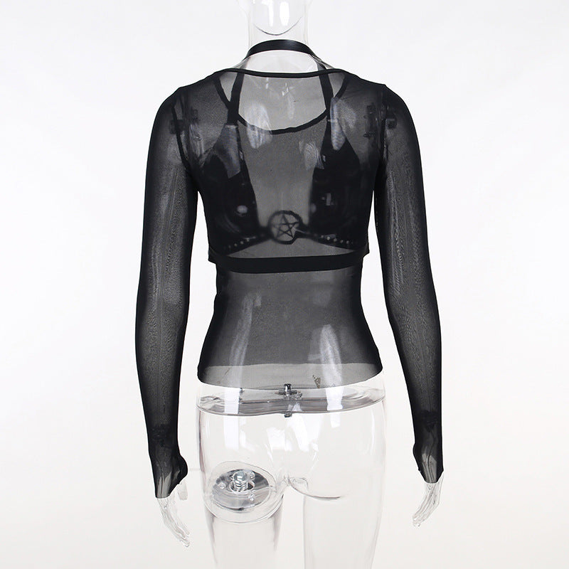 Gothic Long Sleeve Top WY23009
