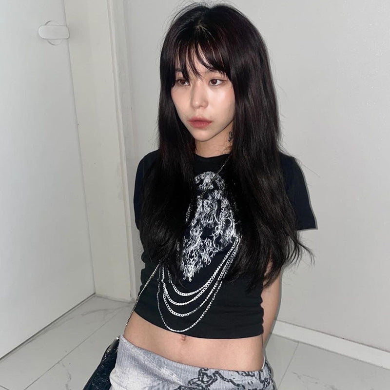 Punk Style Print Tee YJ22565