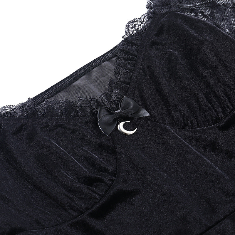 Black Gothic Dress HY21249