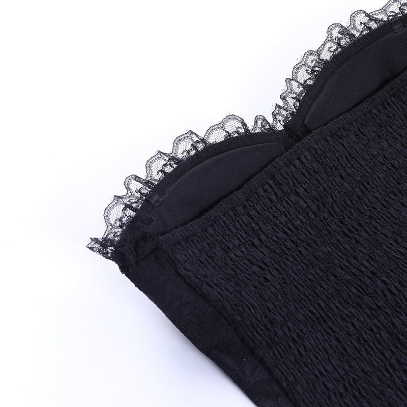 Gothic Black Corset Top CF23005
