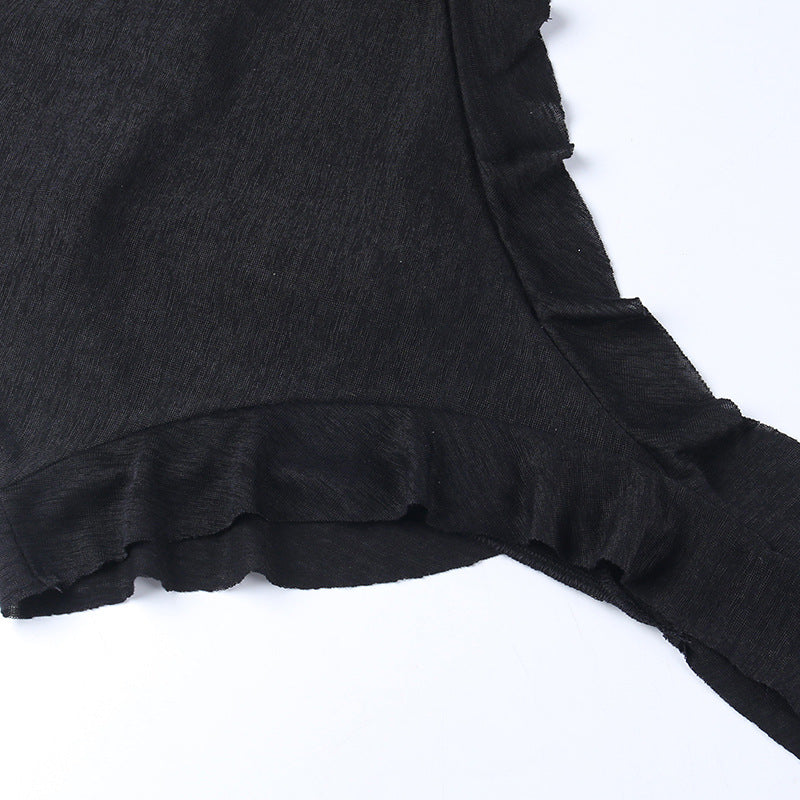 Black Punk Style Dress YY23012