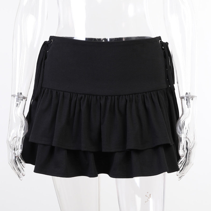 Punk Side Tie Skirt QY21034