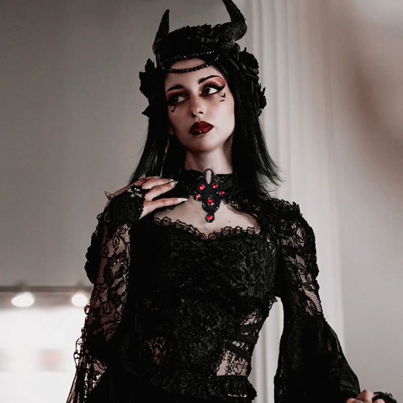 Gothic Lace Long Sleeve Bolero WY22050