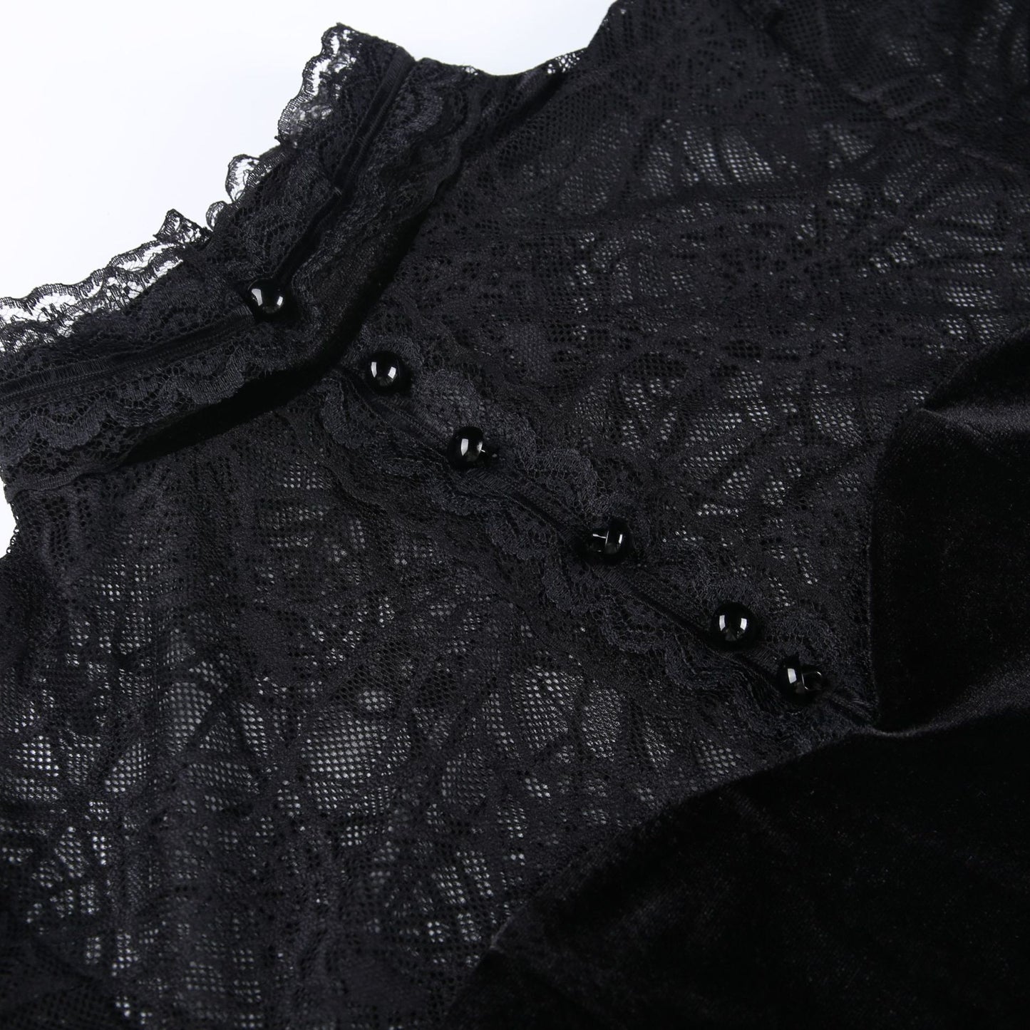 Gothic Spider Web Long Sleeve Top CF22147