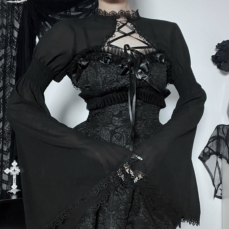 Black Gothic Bolero JY23038