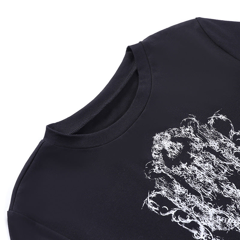 Punk Style Print Tee YJ22565