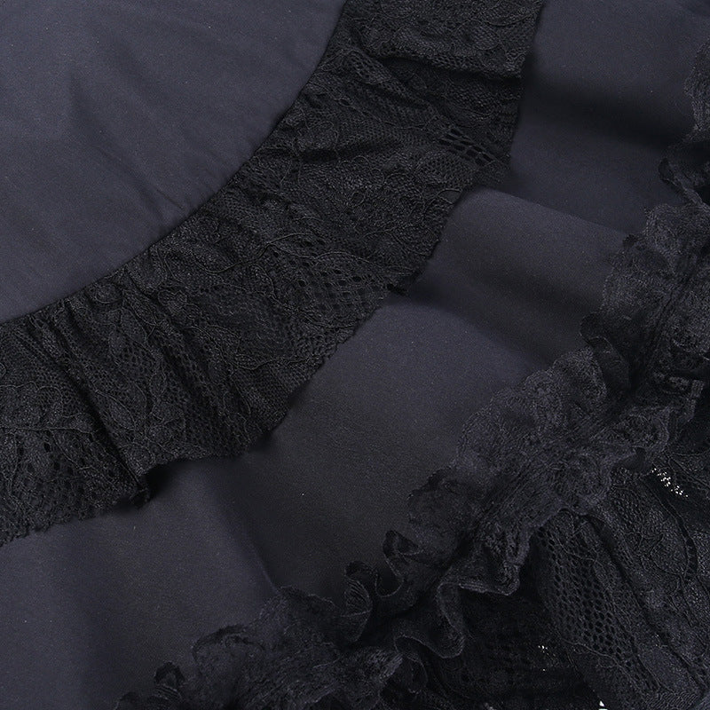 Gothic / Punk Style Frill Skirt WY23001