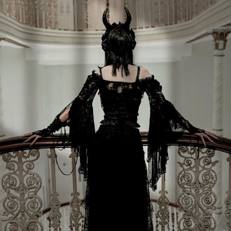 Gothic Lace Long Sleeve Bolero WY22050