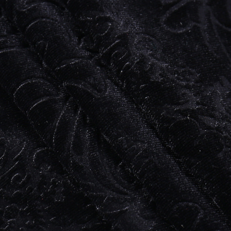 Black Gothic Style Bodycon Dress LL22007