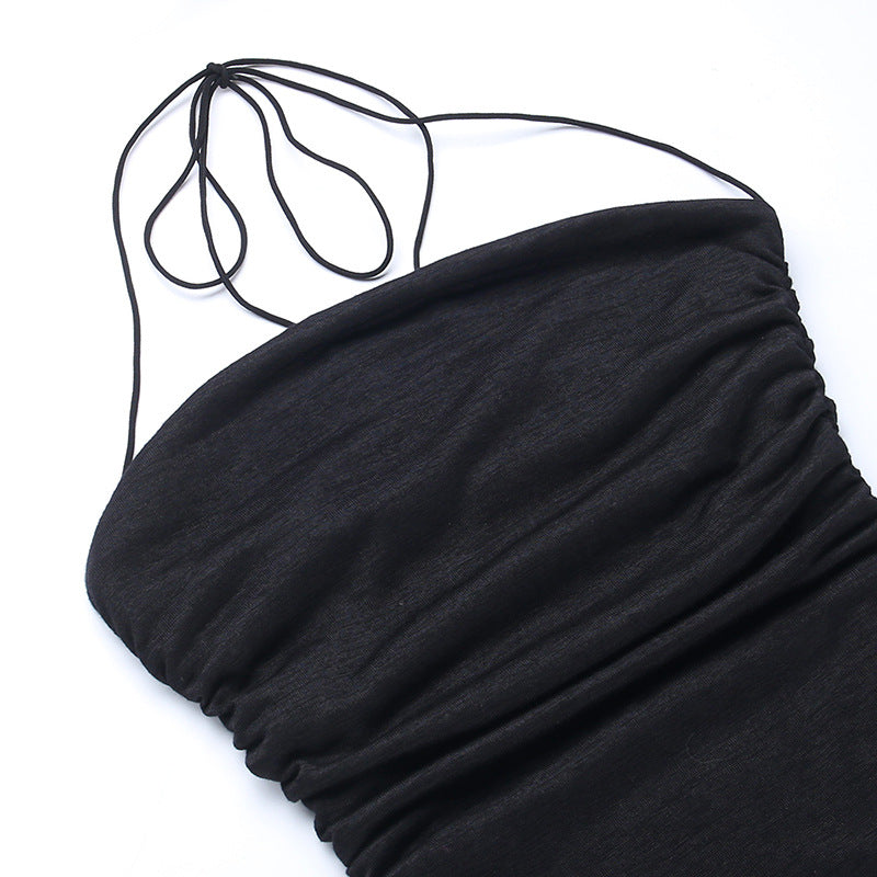 Black Punk Style Dress YY23012