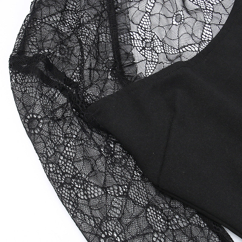 Gothic Lace Long Sleeve Dress XY22115