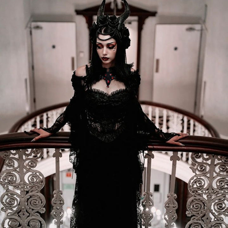 Gothic Lace Long Sleeve Bolero WY22050