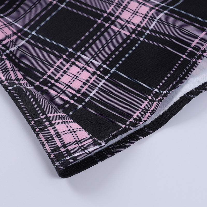 Punk Tartan Dress KH21080