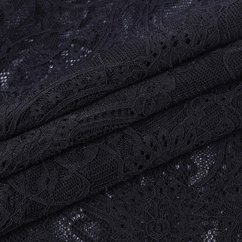 Black Lace Gothic Long Sleeve Bolero WY22038
