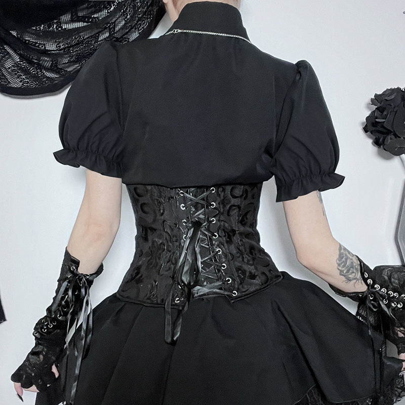 Black Gothic Blouse CF23034