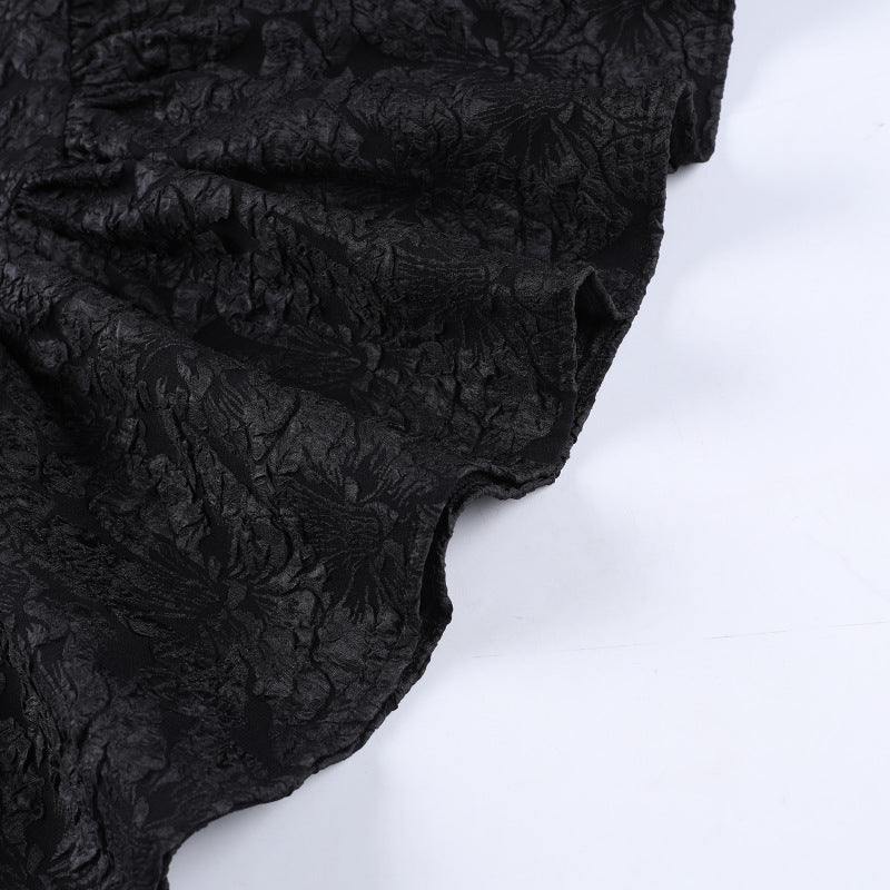 Black Gothic Rose Lace Dress JY23037