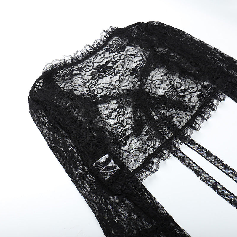 Gothic Style Black Lace Bolero XY22128